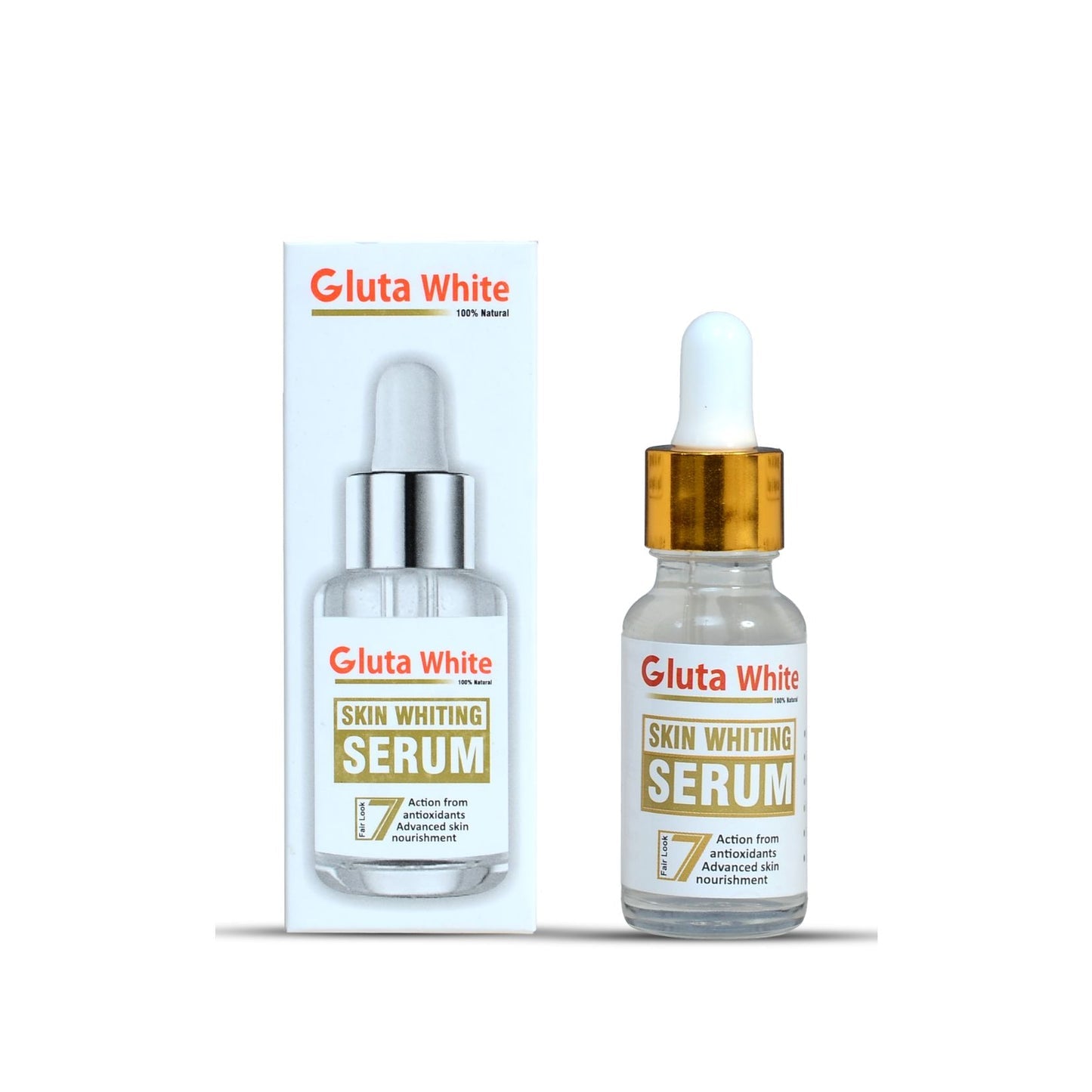Gluta White Face Glowing Serum|Glutathione_Based Brightening|Hydration&Antioxidant Protection 30 ML