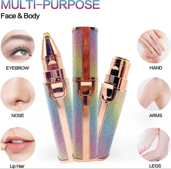 2 IN 1 FLAWLESS EYEBROW TRIMMER FOR WOMEN